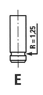 Клапан впускний LADA 2101-07 3447/S IN FRECCIA R3447S