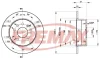 Диск гальмівний FREMAX BD-9101 (фото 1)