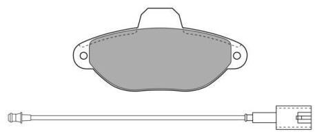 Колодки тормозные передние FBP-0911-01 FREMAX FBP091101