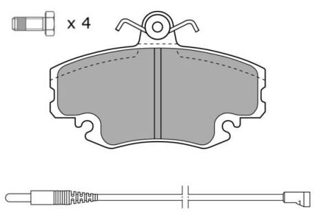 Колодки тормозные передние FBP-0920 FREMAX FBP0920