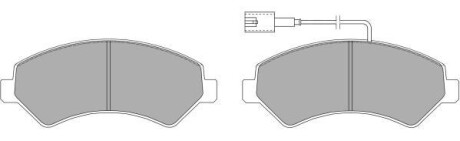 Колодки тормозные передние FBP-1478 FREMAX FBP1478