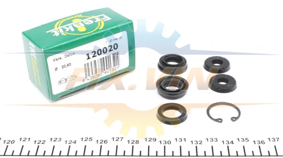 Ремкомплект головного гальмівного циліндру OPEL ASTRA, COMBO, CORSA, TIGRA VECTRA, CALIBRA FRENKIT 120020 (фото 1)
