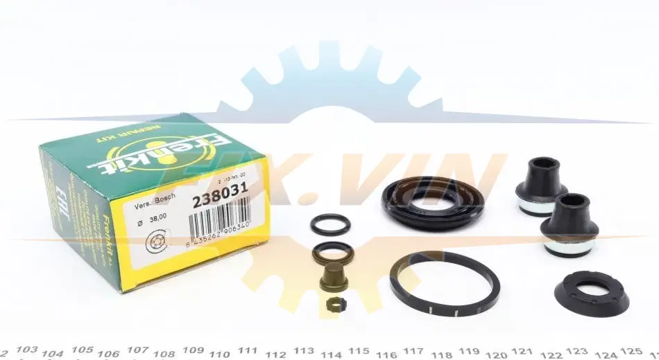 Ремкомплект супорта (заднього) VW Golf 97-06 (d=38mm) (Bosch) FRENKIT 238031 (фото 1)