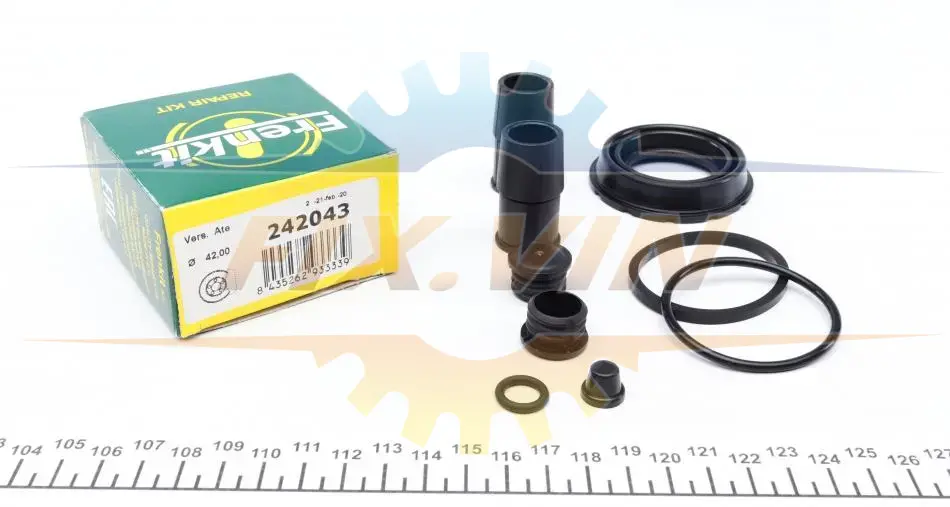 Ремкомплект супорта (заднього) Audi A3/TT 12- (d=42mm) (Ate) FRENKIT 242043 (фото 1)