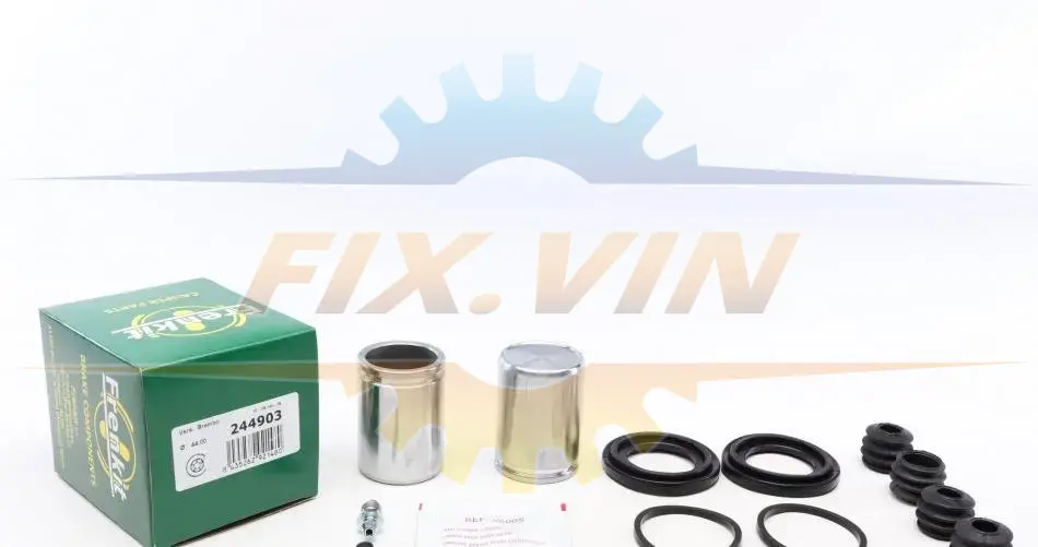 Ремкомплект супорта Iveco Daily 90-06 (d=44mm) (+2 поршня) (Brembo) FRENKIT 244903 (фото 1)