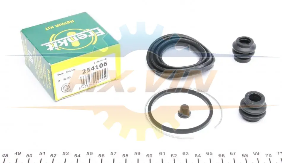 Ремкомплект супорта (переднього) Toyota Prius 03-09 (d=54mm) (Advi) FRENKIT 254106 (фото 1)