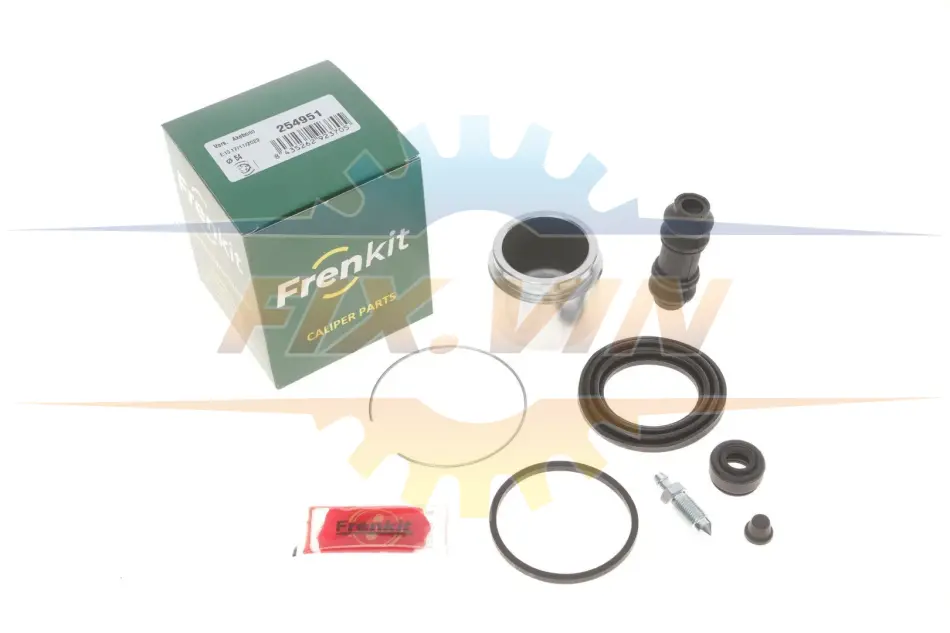 Ремкомплект супорта (переднього) Mitsubishi Colt VI 04-12 (d=54mm) (Akebono) (+ поршень) FRENKIT 254951 (фото 1)