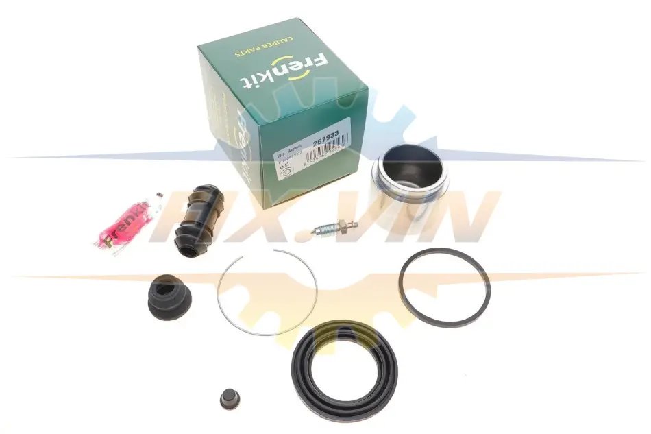 Ремкомплект супорта (переднього) Mitsubishi Pajero/L 300 83-04 (d=57mm) (Akebono) (+поршень) FRENKIT 257933 (фото 1)