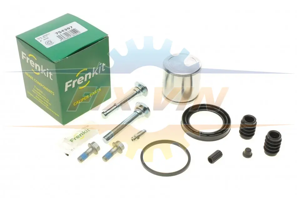 Ремкомплект супорта (переднього) Fiat Palio 97-12 (d=54mm)(Bosch)(+поршнь/направляюча) SuperKit FRENKIT 754397 (фото 1)