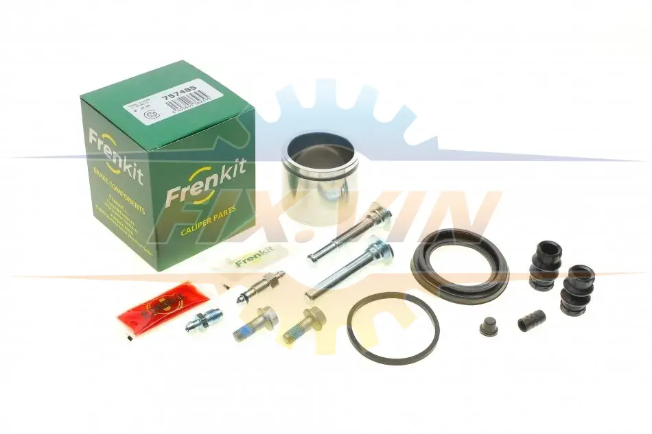 Ремкомплект супорта (переднього) Honda Accord 98-02 (d=57mm)(Lucas)(+1 поршень/направляюча)SuperKit FRENKIT 757485 (фото 1)