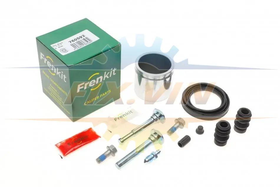 Ремкомплект супорта (переднього) Honda CR-V 06- (d=60mm)(+ поршен/направляюча) SuperKit(Bosch) FRENKIT 760592 (фото 1)