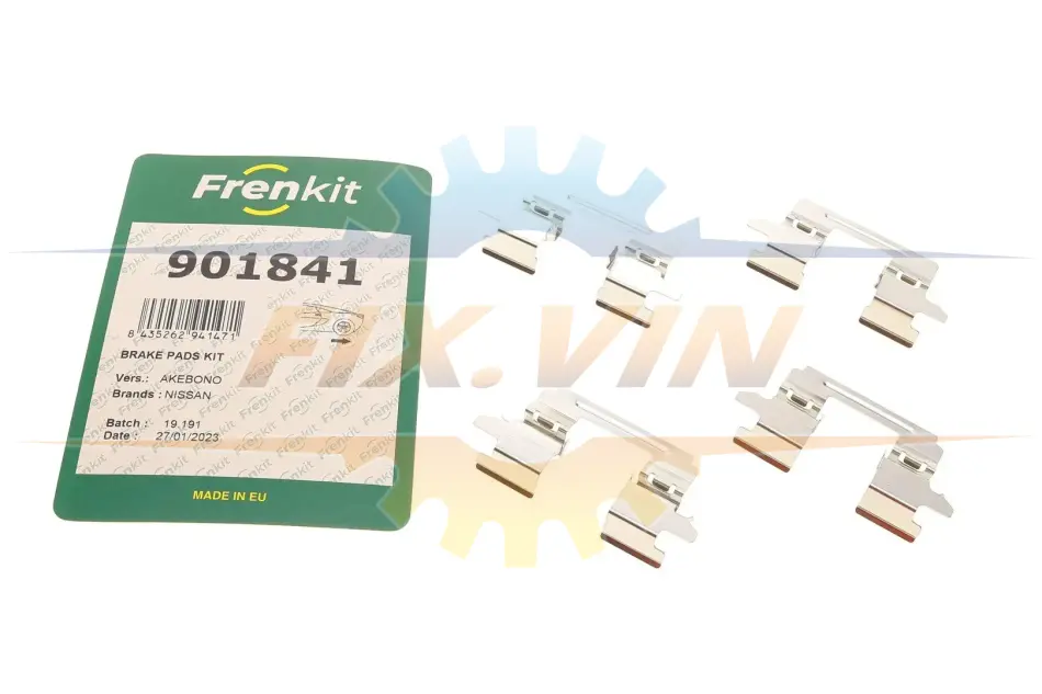 Планка супорта (заднього) прижимна (к-кт) Nissan Juke/Suzuki Grand Vitara II 1.5dCi/2.4 09- FRENKIT 901841 (фото 1)