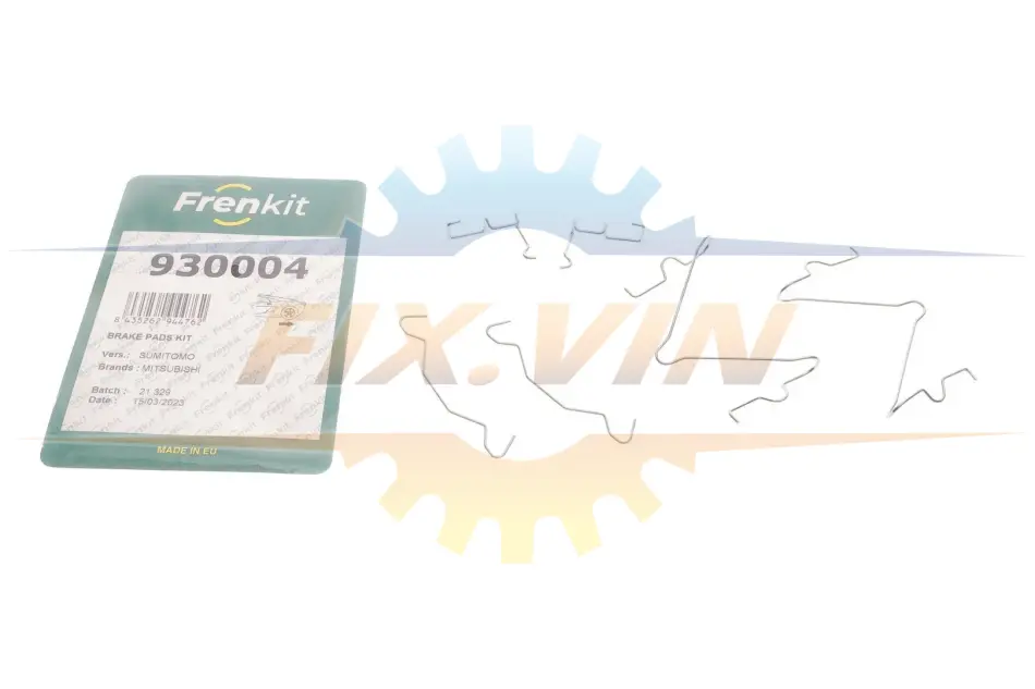 Планка супорта (заднього) прижимна (к-кт) Mitsubishi 97-09 (Sumit) FRENKIT 930004 (фото 1)