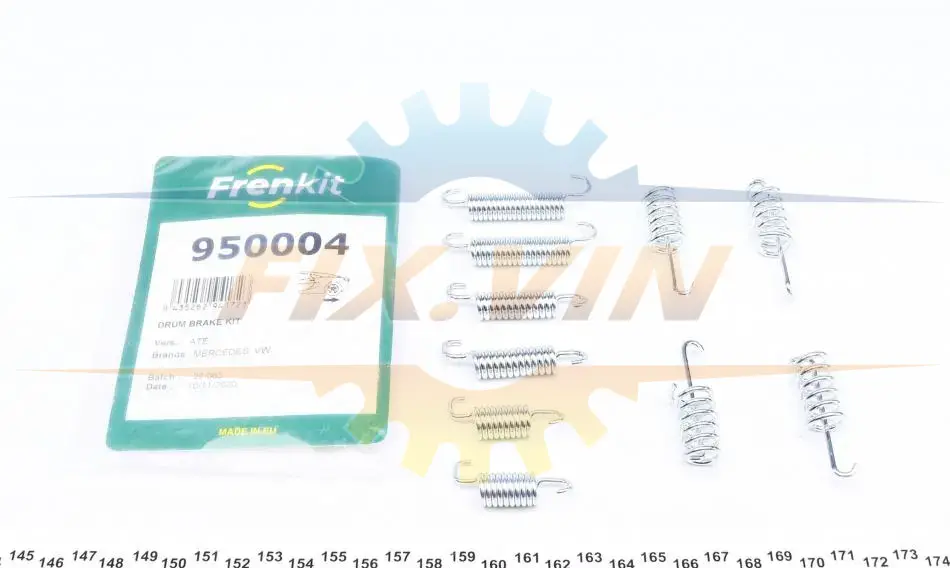 Ремкомплект колодок стояночного гальма FRENKIT 950004 (фото 1)