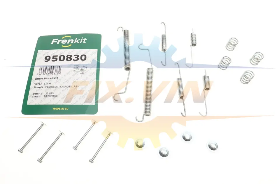 Ремкомплект колодок стояночного гальма FRENKIT 950830 (фото 1)
