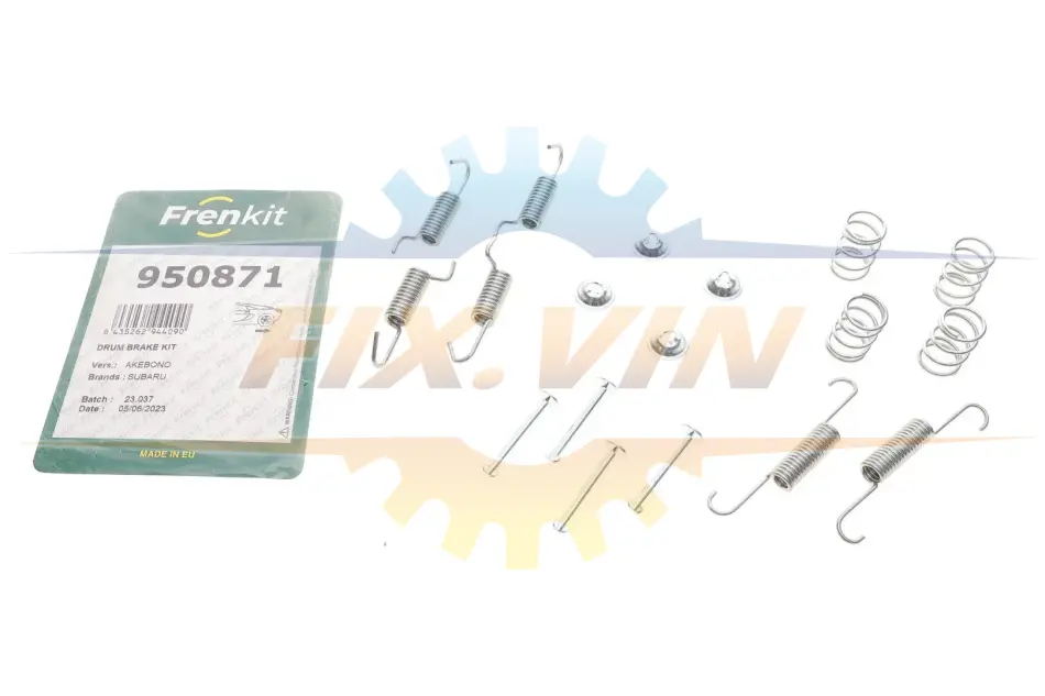 Комплект пружинок колодок ручника Subaru Forester/Impreza 1.5-2.5 92- (Akebono) FRENKIT 950871 (фото 1)