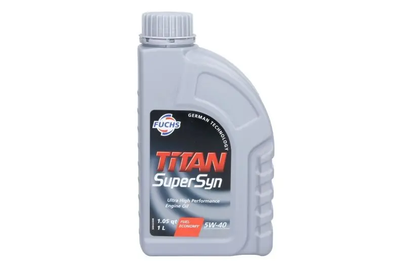 Олива двигуна 1L Fuchs Titan Supersyn LL 5W40 (API SM, SL/CF ACEA A3/B4-08 PSA B71 2296 BMW LL-01 PORSCHE A40 RENAULT RN 0710/0700 OPEL GM-LL-B-025 MB 229.3 VW 502.00 / 505.00) FUCHS/TITAN TITAN SUPERSYN 5W40 1L (фото 1)