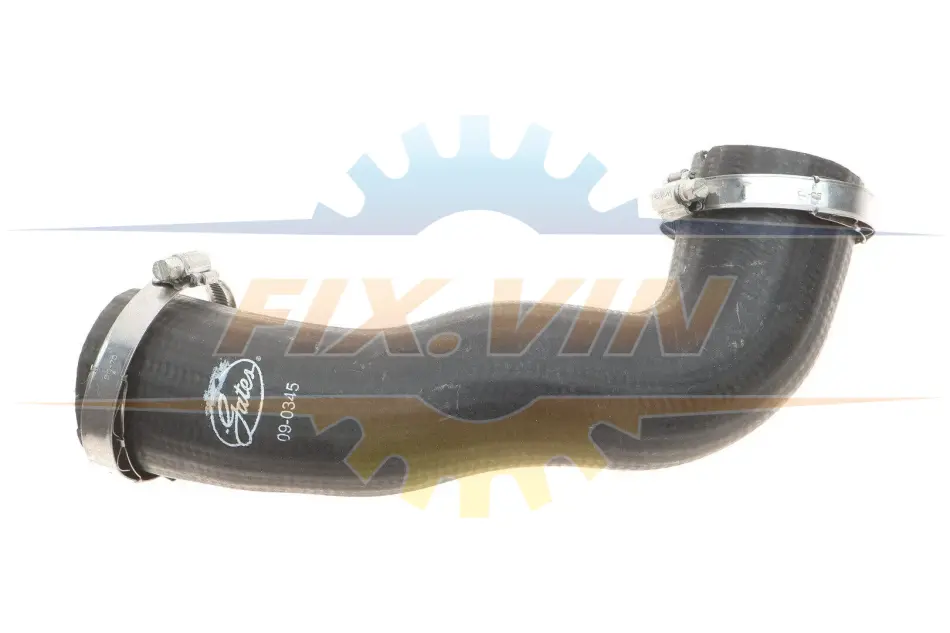 Патрубок інтеркулера (L) Audi A1/Skoda Fabia/VW Polo 1.2/1.6 TDI 09- Gates 09-0345 (фото 1)