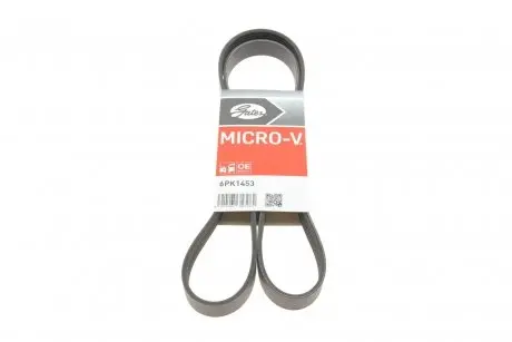Ремінь генератора клиновий Gates 6PK1453
