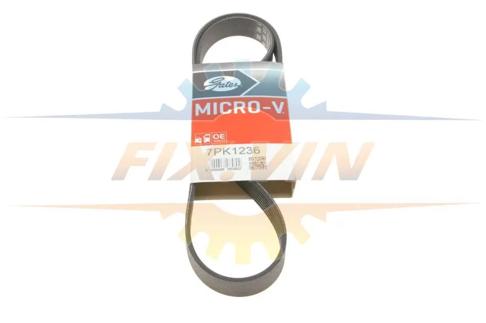 Ремінь генератора Fiat Ducato 2.3D 06- GATES Gates 7PK1236 (фото 1)