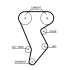 (7883-13398) Комплект ременя ГРМ GATES WATER PUMP KIT GAT Gates KP15668XS (фото 2)