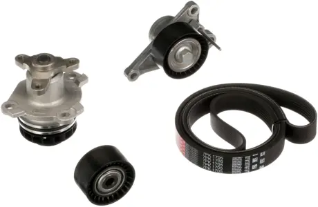 Роликовий модуль натягувача ременя (ролик, ремінь, помпа) Gates KP17PK1705
