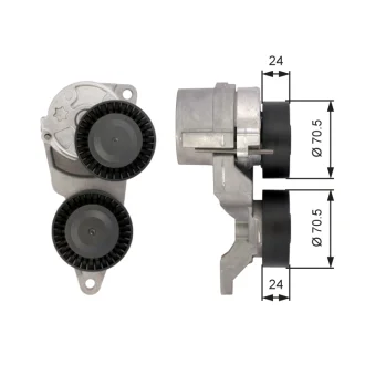Натягувач поліклинового ременя VOLVO S60 I, S80 I, V70 II, XC70 I, XC90 I 2.4D 01.01-12.14 Gates T39026