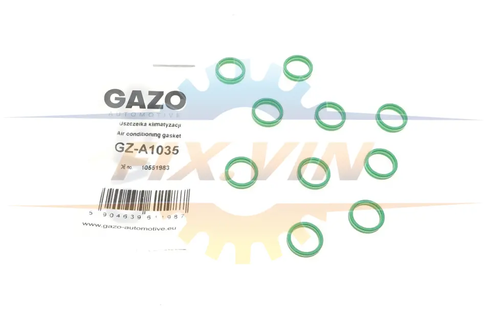 Кільце ущільнююче GAZO GZ-A1035 (фото 1)
