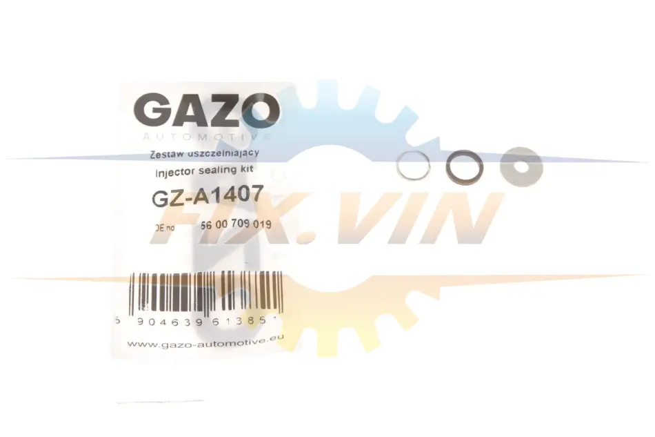 Сальник форсунки GAZO GZ-A1407 (фото 1)