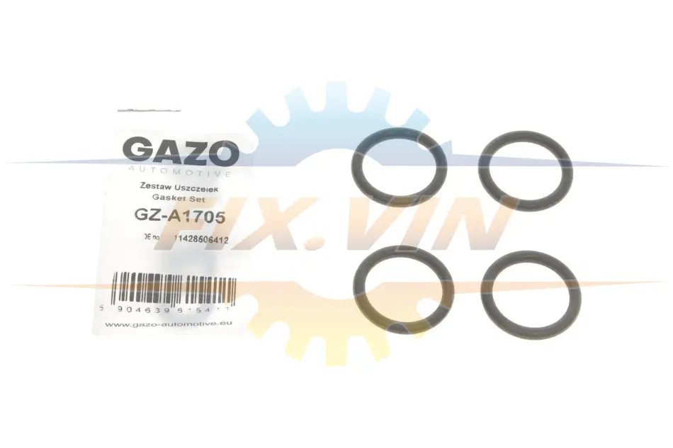 Прокладка фільтра масляного BMW 1 (E87)/3 (E90)/5 (E60)/X1/X3 2.0D 03-15 N47 (к-кт) GAZO GZ-A1705 (фото 1)
