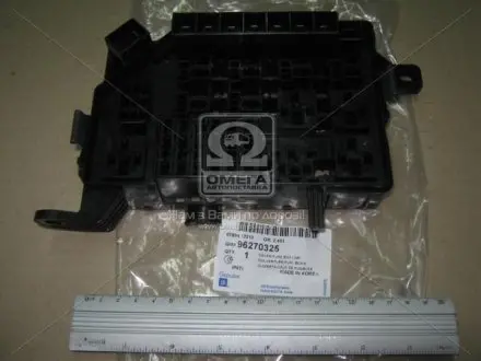 Корпус блока предохранителей Ланос/Сенс (капот) (голый) низ лев GM 96270325