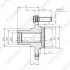 Ступица колеса переднего Hyundai Accent/Getz GMB GH10310 (фото 1)