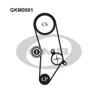 Автозапчасть GMB GKM0001