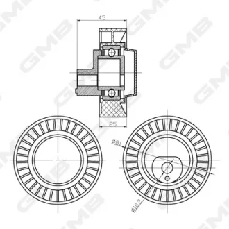 Автозапчасть GMB GTC0500