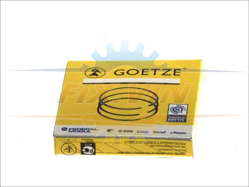 Кільця поршневі GOETZE 08-124800-00 (фото 1)