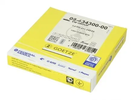 Комплект кілець на поршень GOETZE 08-434300-00