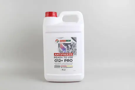 Антифриз G12+ RED (червоний) -38°C готовий (5L) (GERMANY) GOODREM R38G12PLUS-005