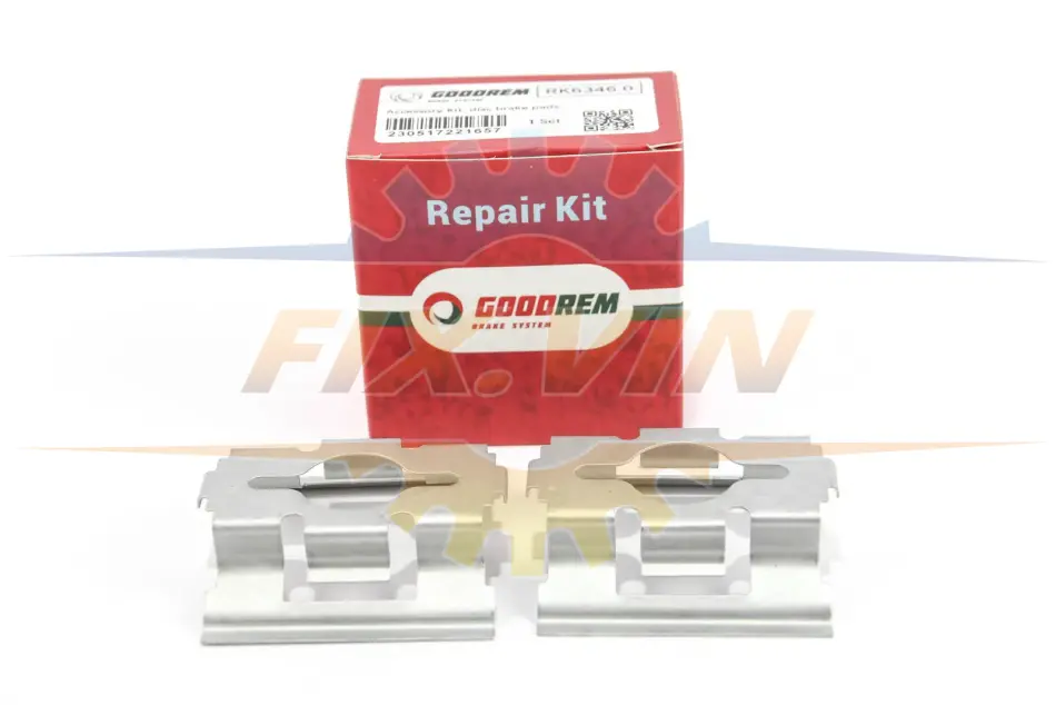 Монтажний к-кт гальмівних колодок DUCATO/BERLINGO/JUMPER/PARTNER 94- 69мм GOODREM RK6346.0 (фото 1)