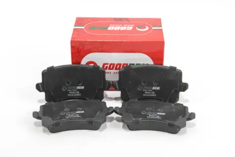 Гальмівні колодки зад. Passat 05-/Sharan 10-/Tiguan 07- GOODREM RM0138