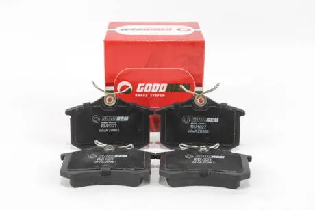 Гальмівні колодки зад. Caddy III/IV/Passat/Audi A4/A6 (Lucas) GOODREM RM1027