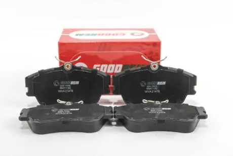 Гальмівні колодки пер. T4 1.9TD/2.4D >99 (R15)(невент.диск) GOODREM RM1130