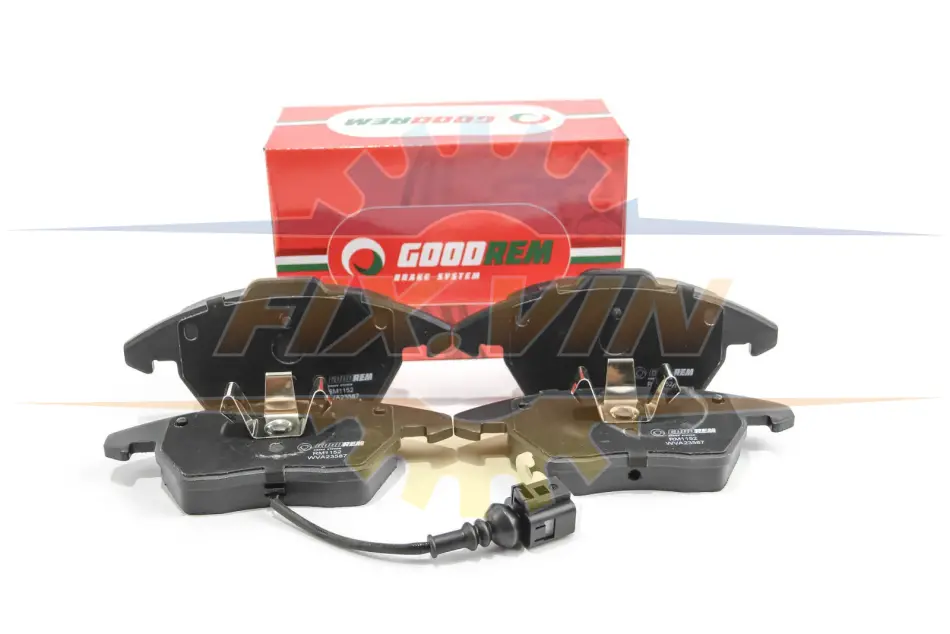 Гальмівні колодки пер. Caddy III/Golf V/Passat B6/Octavia A5 GOODREM RM1152 (фото 1)