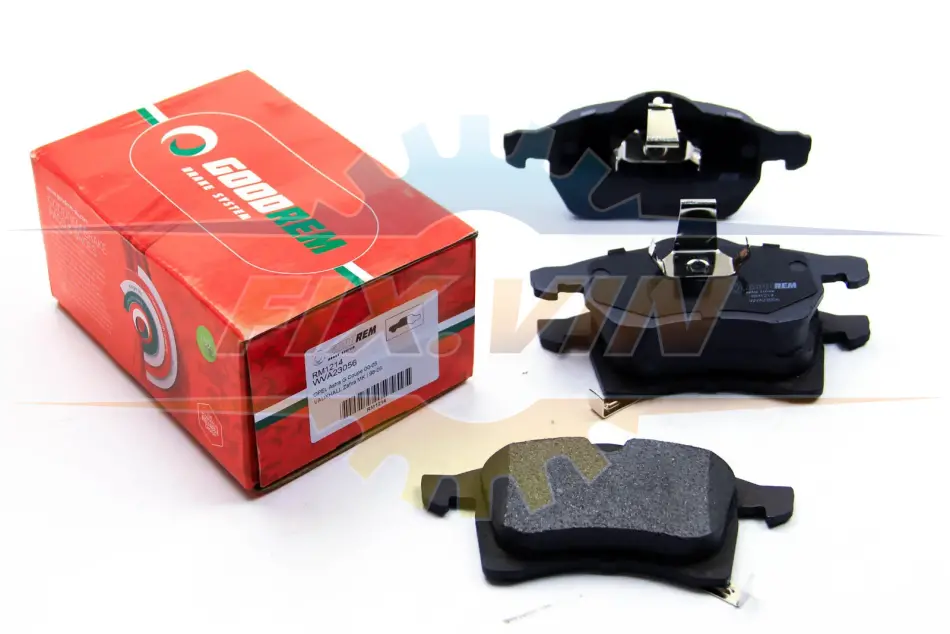 Гальмівні колодки пер. Opel Astra F/G/H/Zafira A/B 94- (ATE) GOODREM RM1214 (фото 1)