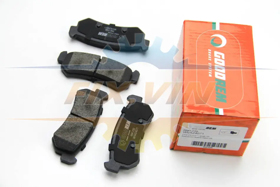 Гальмівні колодки зад. Chevrolet Lacetti 05- (akebono) GOODREM RM1239 (фото 1)