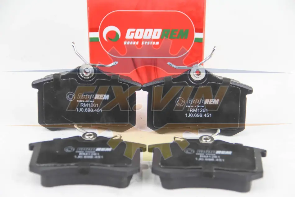 Гальмівні колодки зад. Caddy/Golf/Octavia (TRW)(16.4mm) GOODREM RM1261 (фото 1)
