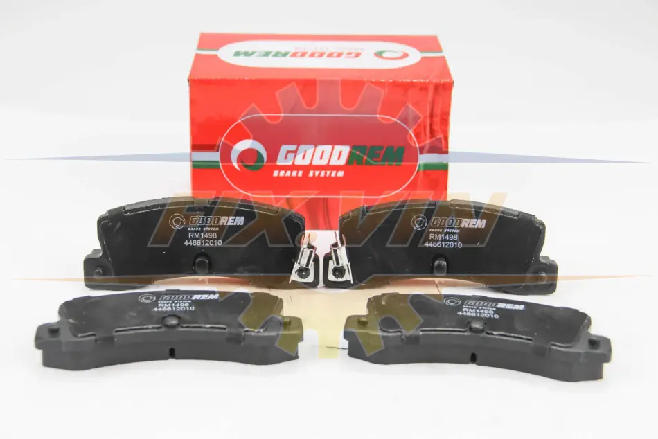 Гальмівні колодки зад. Avensis/Corolla/Camry/Corona/Celica/Carina/RX/ES 87-07 GOODREM RM1498 (фото 1)