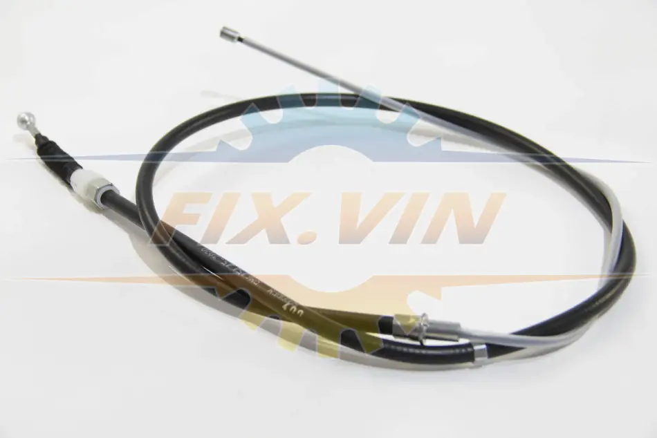 Трос ручного гальма зад. FABIA 14- Л./Пр. (1640/1044) (диск. гальм) GOODREM RM6154 (фото 1)