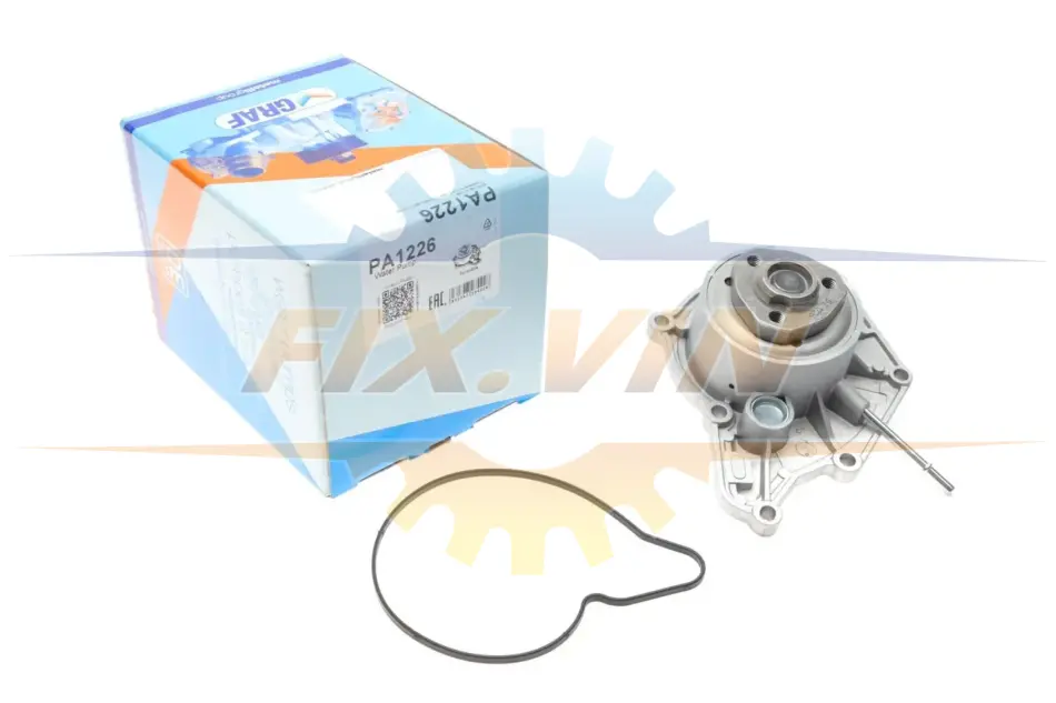 Помпа води Audi A6/A7 2.8FSI/FSI quattro 11-/Audi A8 2.5TFSI 12- (R/B 4PT) (6 лоп) (перемикається) GRAF PA1226 (фото 1)