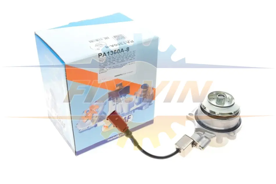 Помпа води Audi/Seat/Skoda/VW Crafter/Caddy/T6/Passat/Golf 1.6/2.0TDI 13- (R/B 4PT)(7 лоп)(з датч) GRAF PA1360A-8 (фото 1)