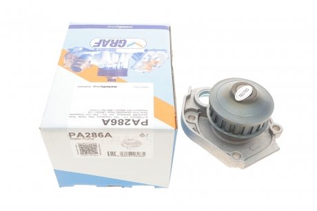 Помпа води Fiat Palio 1.2 96-/Panda 0.8-1.1 86-04/Punto 1.1-1.2 93-00/Tipo 1.1 86-93 (20z)(B/B)(8л) GRAF PA286A